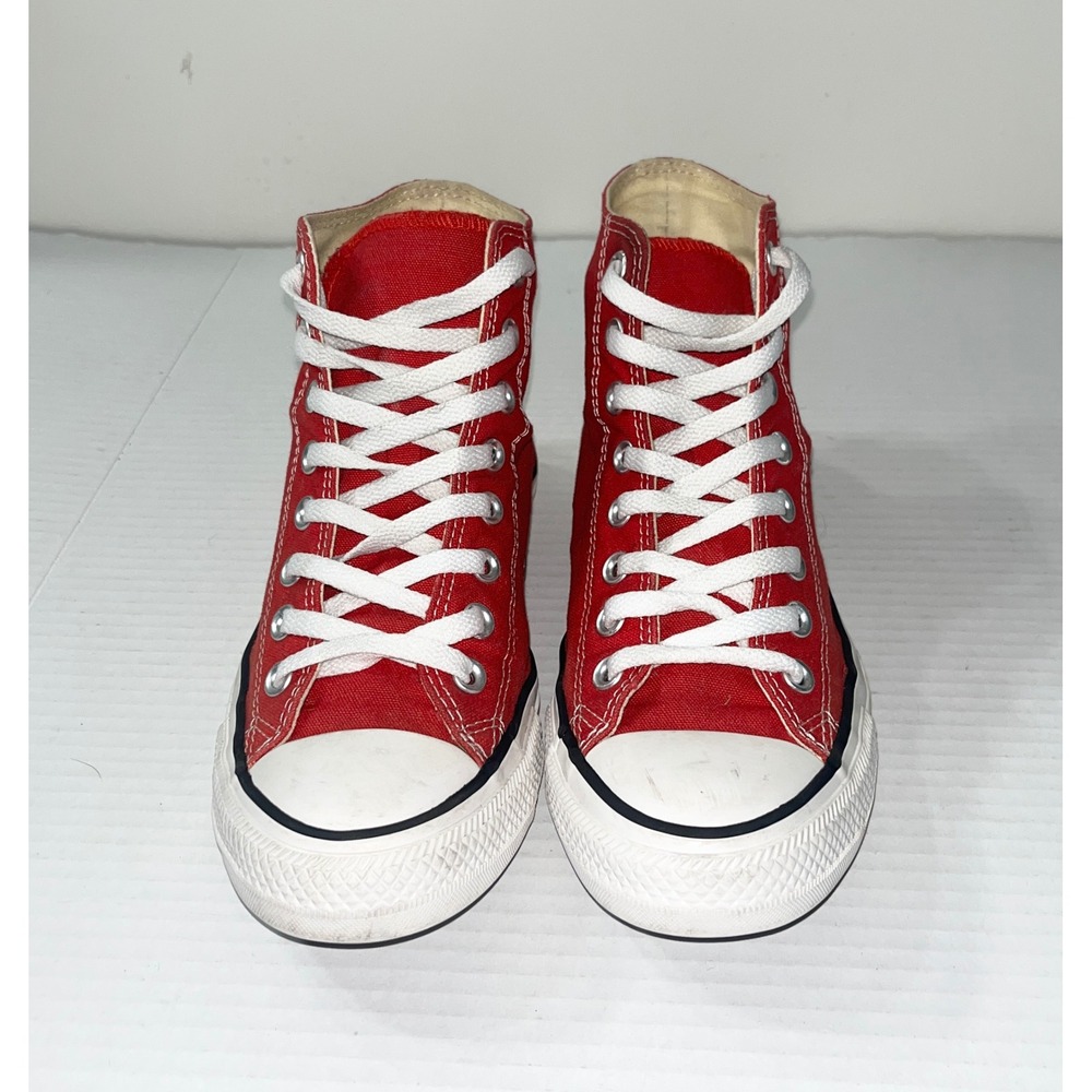 Converse Chuck Taylor All Star Sneakers Womens 8.5 Red High Top Canvas Classic